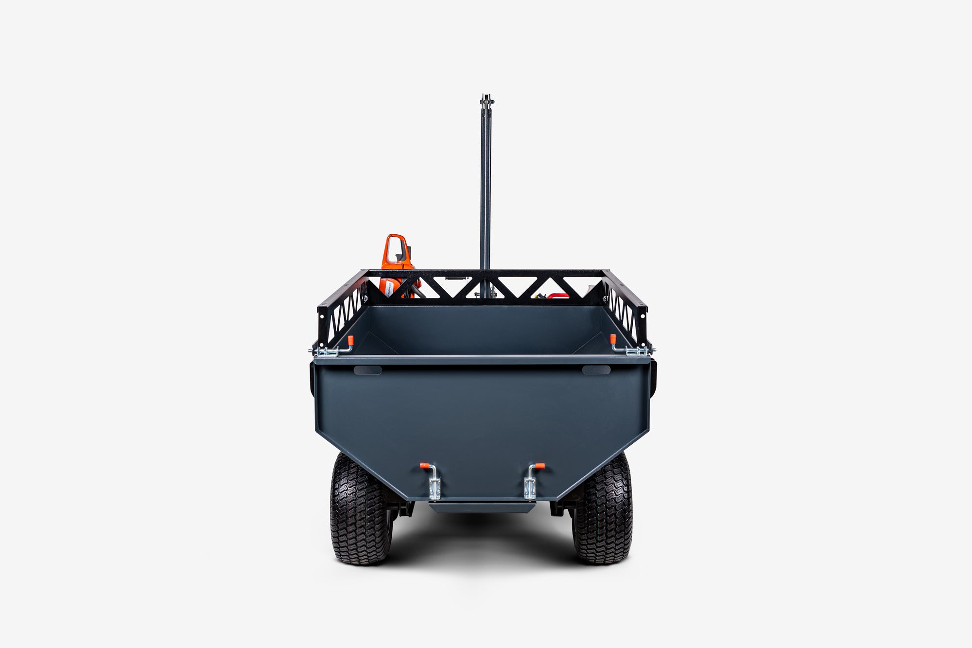 Remorque utilitaire robuste pour VTT et ATV, Maxxa MXR45, vue de dos
