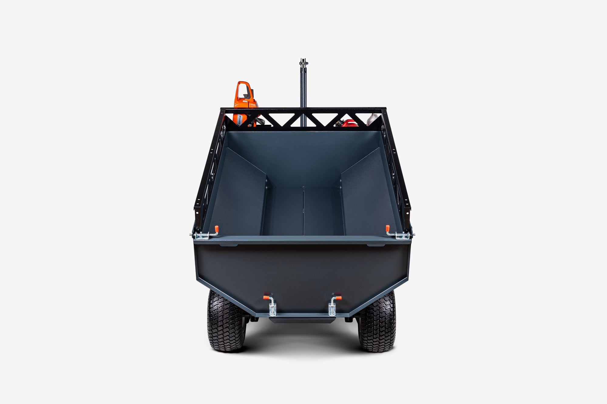 Remorque utilitaire robuste pour VTT et ATV, Maxxa MXR45, vue de dos